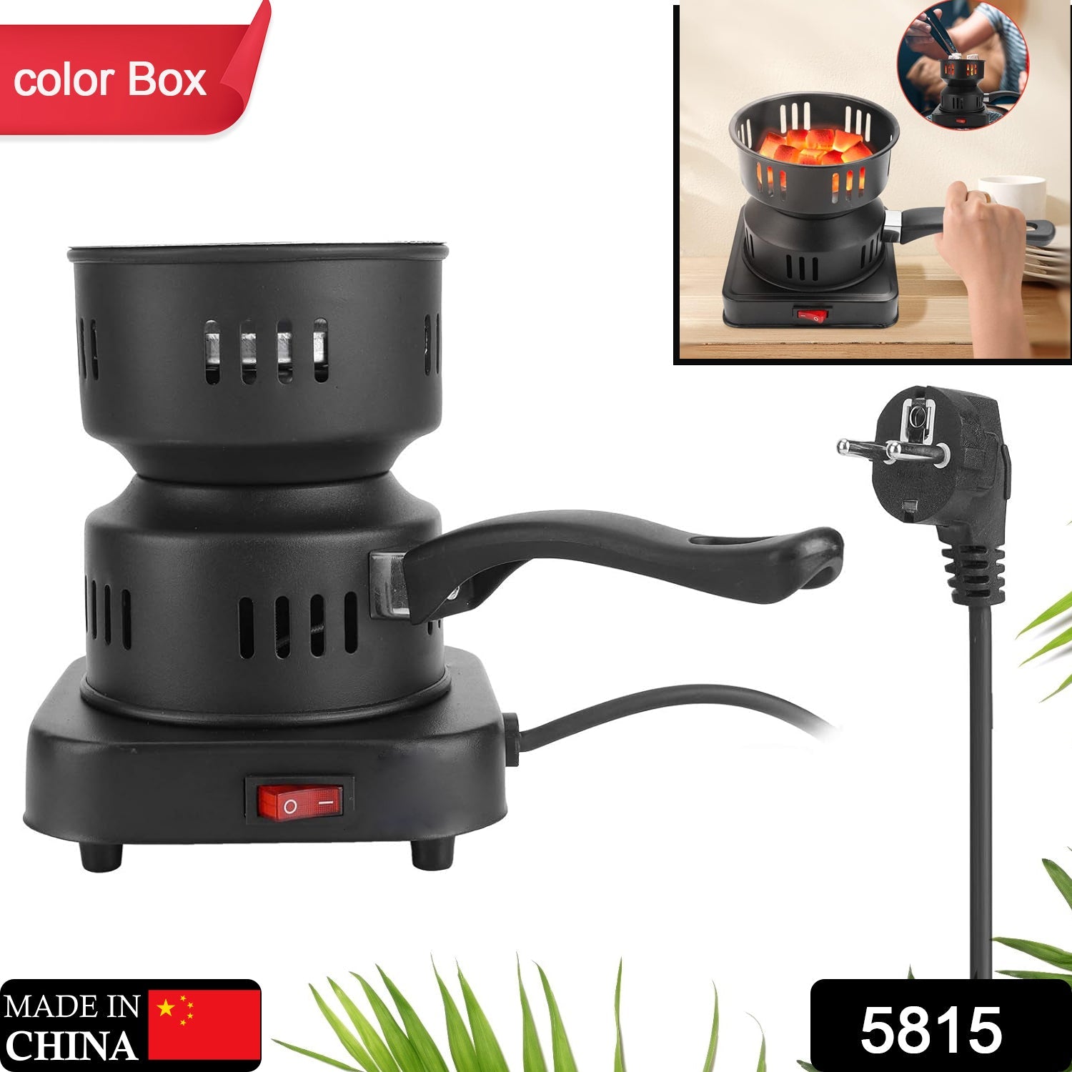 5815 Heating Stove, Tubular Heating Stove Hot Plate Stove, Heat‑Resistant Coating for Home, Camping Cooking, Mini Electric Tea Coffee Heater 5815 Heating Stove, Tubular Heating Stove Hot Plate Stove, Heat‑Resistant Coating for Home, Camping Cooking, Mini Electric Tea Coffee Heater